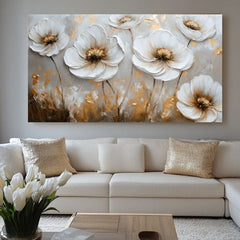 Slikanje rasplesanog cvijeća | 100% originalna akrilna slika