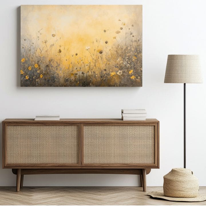 Slika sunčane livade | 100% originalna akrilna slika