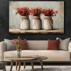 Rustikalna ljepota u porculanu | 100% originalno oslikano akrilom