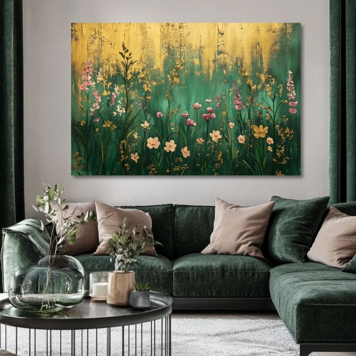 Zlatni trenuci prirode | 100% originalno oslikano akrilom