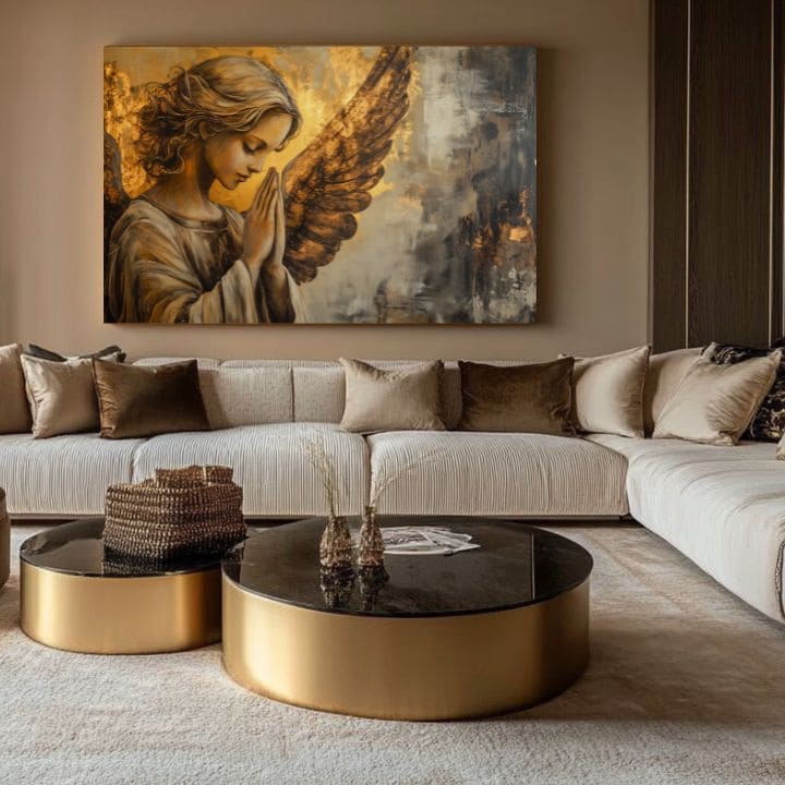 Slike anđela Molitva svjetla | 100% originalno oslikano akrilom