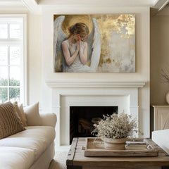 Slike anđela Zlatna soba | 100% originalno oslikano akrilom