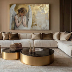 Slike anđela Zlatna soba | 100% originalno oslikano akrilom