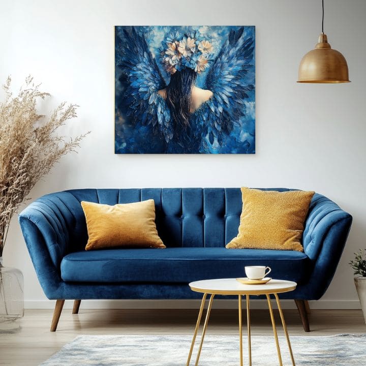 Slike anđela Tajanstveno lice | 100% originalno oslikano akrilom