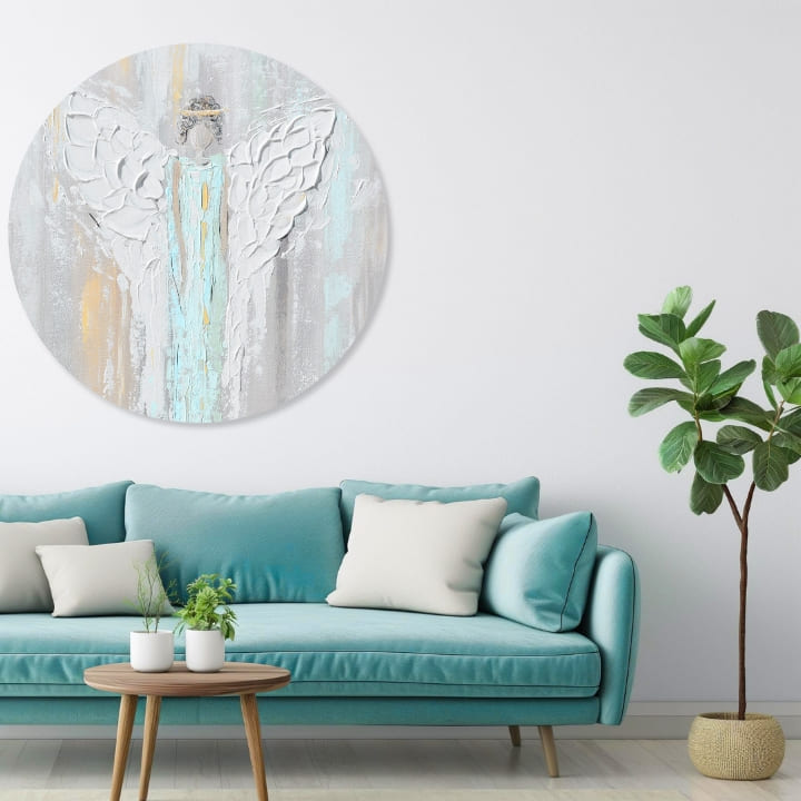 Okrugle slike akrilom Blizak prijatelj - obrázok 2