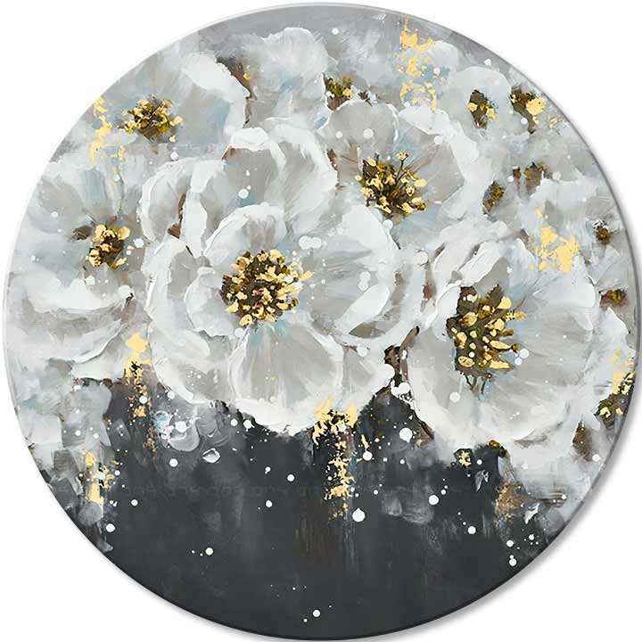 Okrugle slike akrilom Večernji ples | različite dimenzije