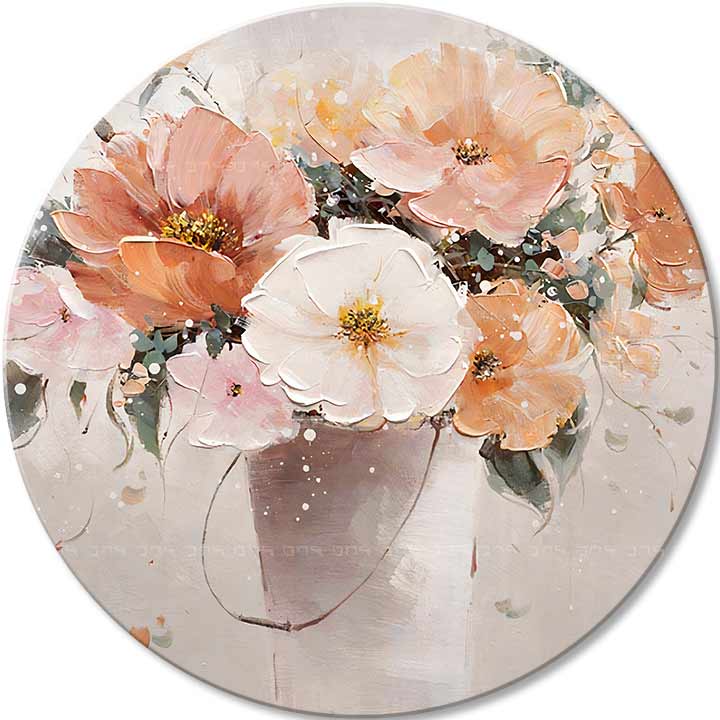 Okrugle slike s akrilom Silent Symphony - hlavný obrázok