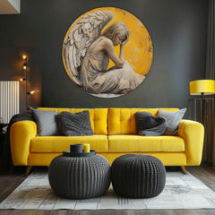 Okrugle slike s akrilom Wings of Peace | različite dimenzije