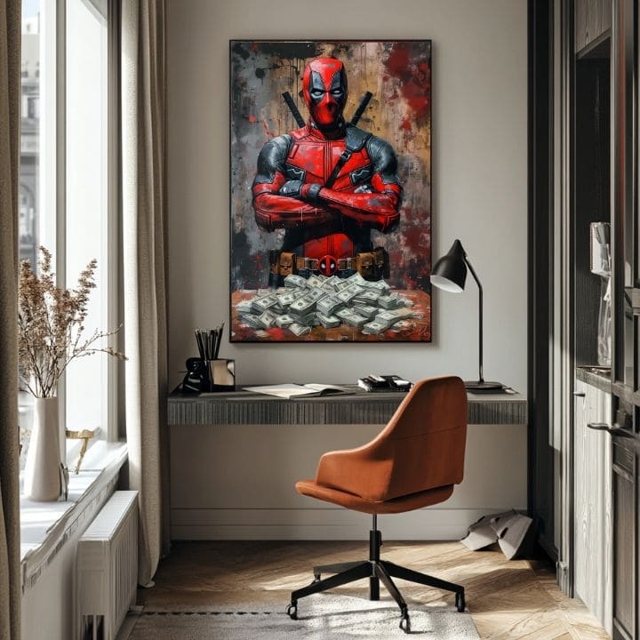 Slika DEADPOOL : Novac i kaos | Akrilni detalji