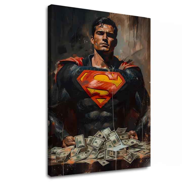 Slika SUPERMAN : Money Man | Akrilni detalji