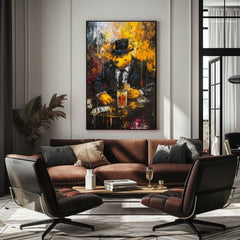 Slika MAFIA BOSS BEAR | Akrilni detalji