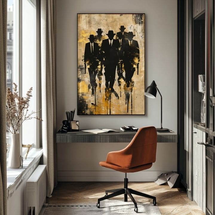 Slika OUTLAWS IN SHADOWS | Akrilni detalji