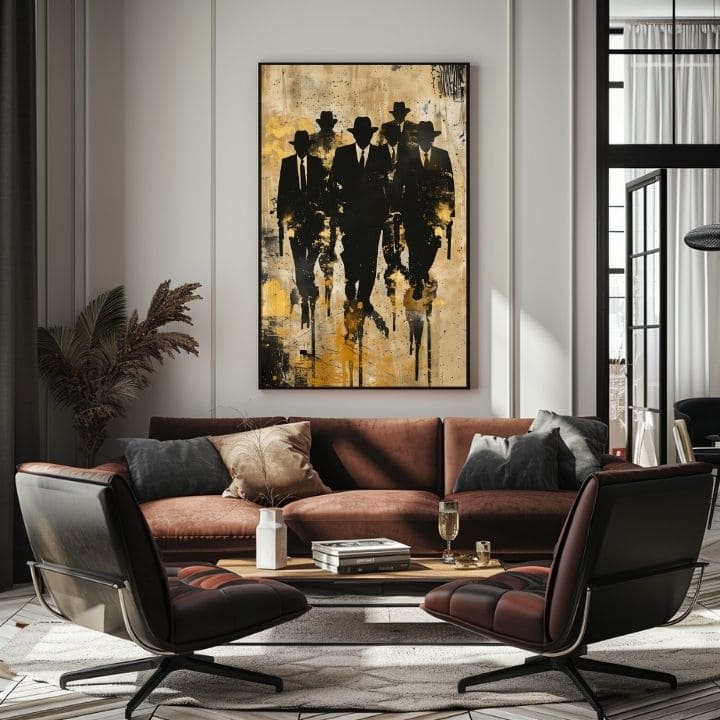 Slika OUTLAWS IN SHADOWS | Akrilni detalji