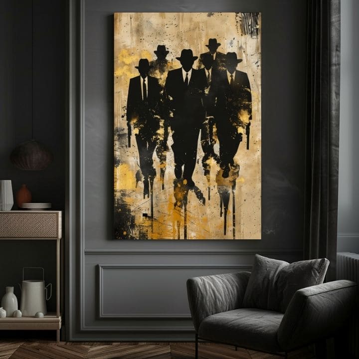 Slika OUTLAWS IN SHADOWS | Akrilni detalji