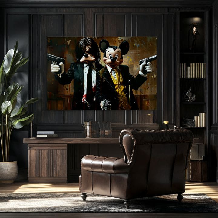 Slika MICKEY AND THE MOBSTER | Akrilni detalji