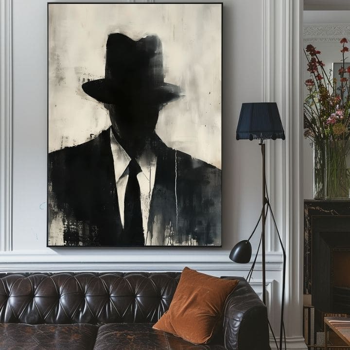 Slika THE FACELESS MOBSTER | dovršeno rukom umjetnika