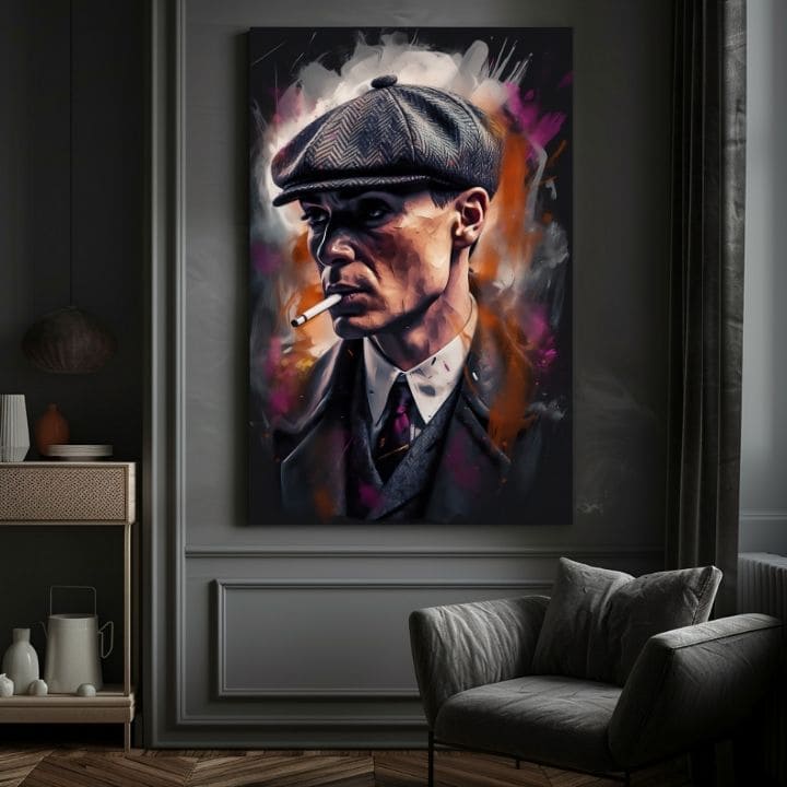 Slika TOMMY SHELBY : Kralj ulica | Akrilni detalji