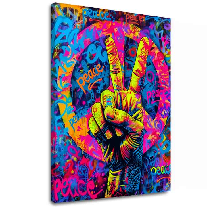slika-peace-sign-na-platnu-akrilni-detalji-HR-XOGWSPP021E1-0.jpg