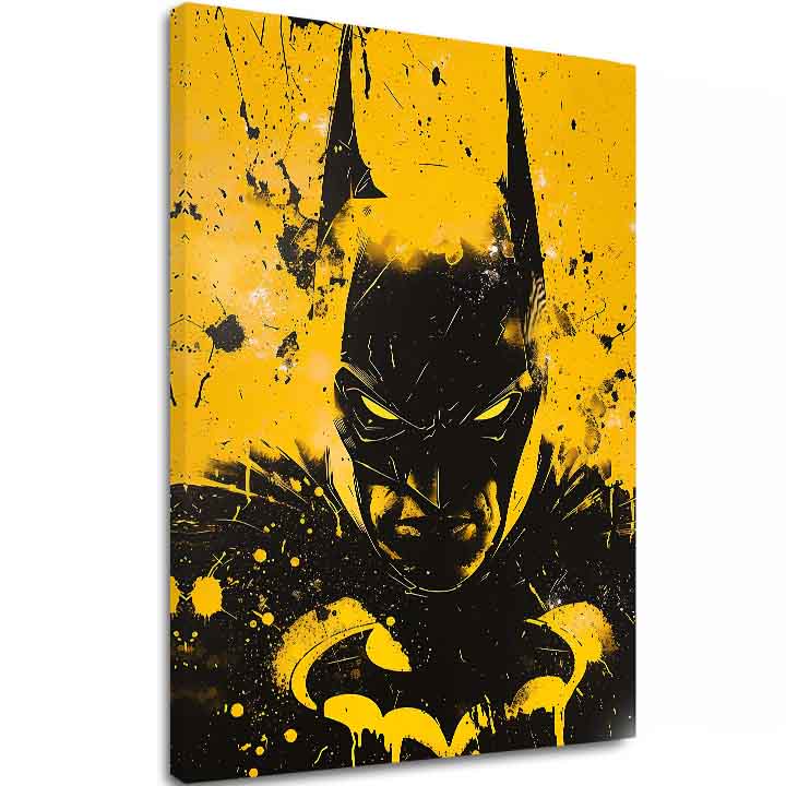 Slika DARK KNIGHT na platnu | Oslikana struktura