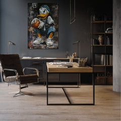 Slika LEBRON DUCK na platnu | Oslikana struktura