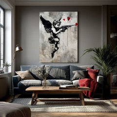 Slika LOVE HUNTER na platnu | Oslikana struktura