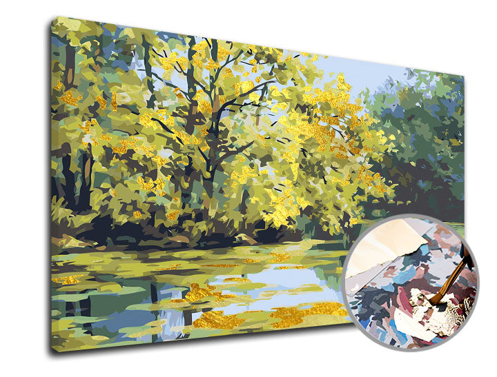 Slikanje po brojevima PREMIUM GOLD | Jezero