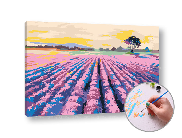 Slikanje po brojevima LEVANDO POLE - male težine