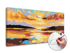 Slikanje po brojevima ZAPADNA SLNKA - mala težina