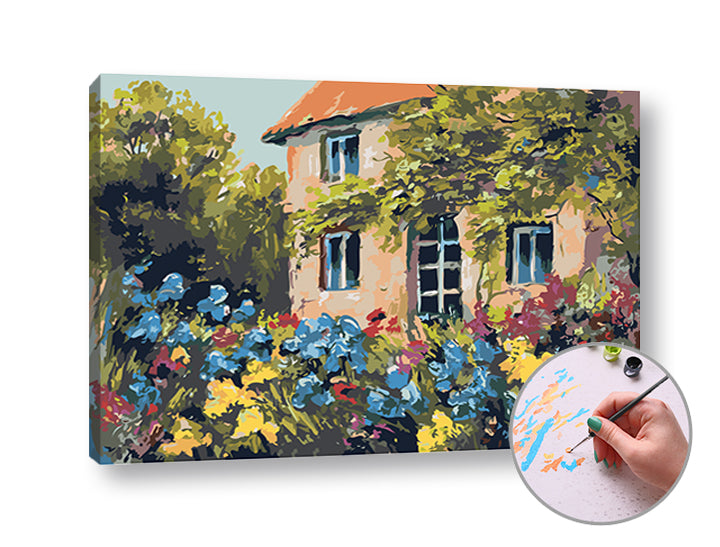 Slikanje po brojevima ČAROBNA KUĆA - srednje težine