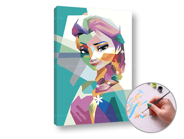 Slikanje po brojevima FROZEN ELSA - niske težine