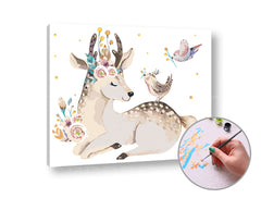 Slikanje po brojevima SRNČEK BAMBI - mala težina