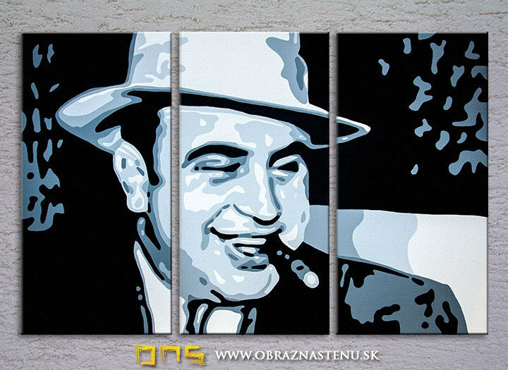 Ručno oslikana POP ART slika AL CAPONE | različite veličine