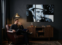 Ručno oslikana POP ART slika AL CAPONE | različite veličine - slika 3