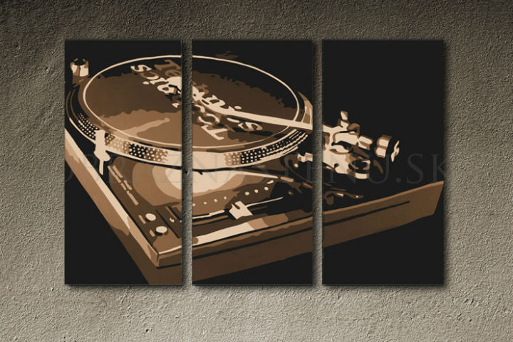 Ručno oslikana POP ART slika DJ 120x80 cm