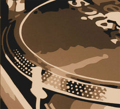 Ručno oslikana POP ART slika DJ 60x40 cm