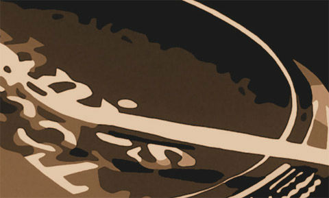 Ručno oslikana POP ART slika DJ 60x40 cm