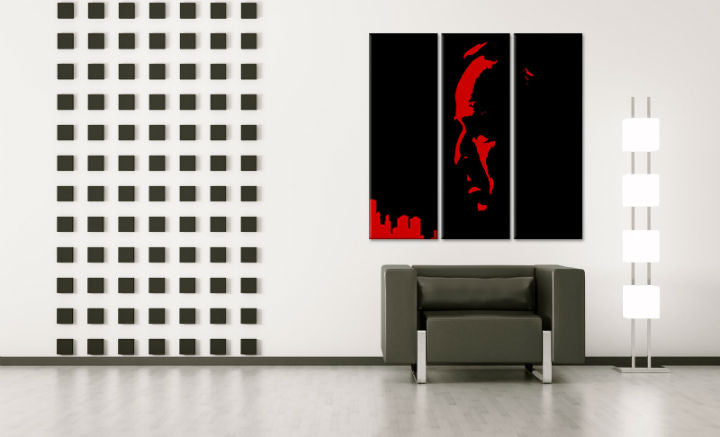 Ručno oslikana POP ART slika MARLON BRANDO - slika 2
