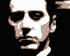 Ručno oslikana POP ART slika GODFATHER 120x80 cm