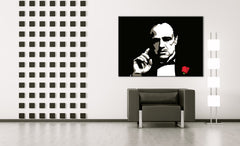 Ručno oslikana POP ART slika THE GODFATHER VITO CORLEONE