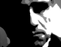 Ručno oslikana POP ART slika GODFATHER 120x80 cm