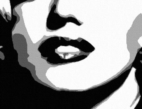 Ručno oslikana POP ART slika MARILYN MONROE - slika 3