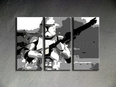 Ručno oslikana POP ART slika STAR WARS
