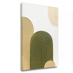 Naslikana slika sa strukturom - Sunčan dan u planinama | različite dimenzije