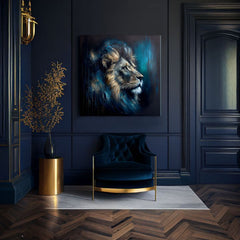 Dekorativna slika na platnu - PREMIUM ART - Lion's Strength and Grace - slika 3