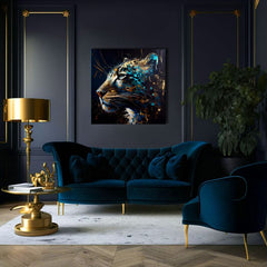 Dekorativna slika na platnu - PREMIUM ART - Spotted Hunter's Elegance - slika 4