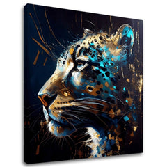 Dekorativna slika na platnu - PREMIUM ART - Spotted Hunter's Elegance - slika 2