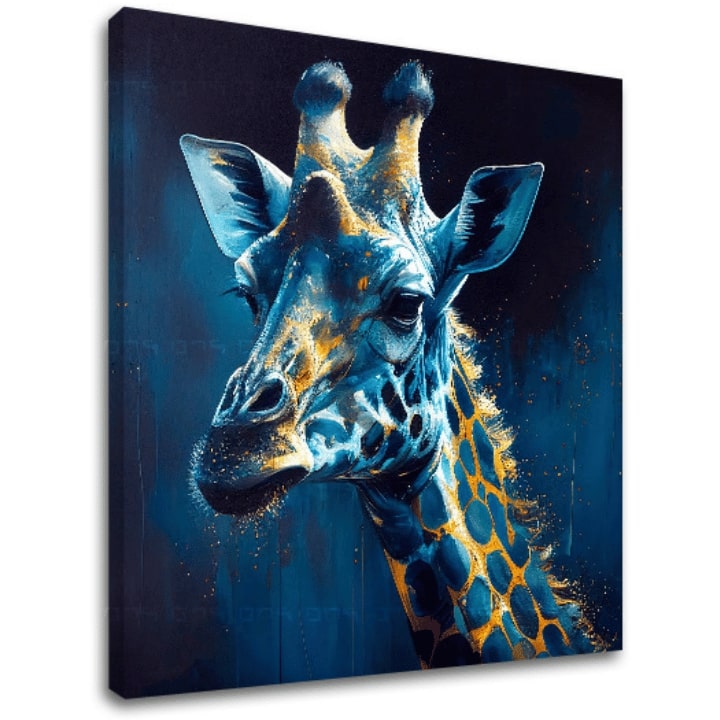 Dekorativna slika na platnu - PREMIUM ART - Towering Majesty of Giraffe - slika 2