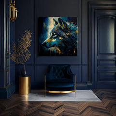 Dekorativna slika na platnu - PREMIUM ART - Wilderness in Wolf Eyes - slika 3