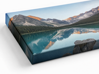 Detalj gallery-wrap ruba panoramske foto slike – kvalitetno pamučno platno 340 g/m²