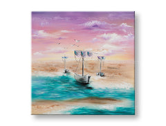 Oslikana zidna slika BRODOVI NA MORU 1 dio YOBATLN007E1 | različite veličine